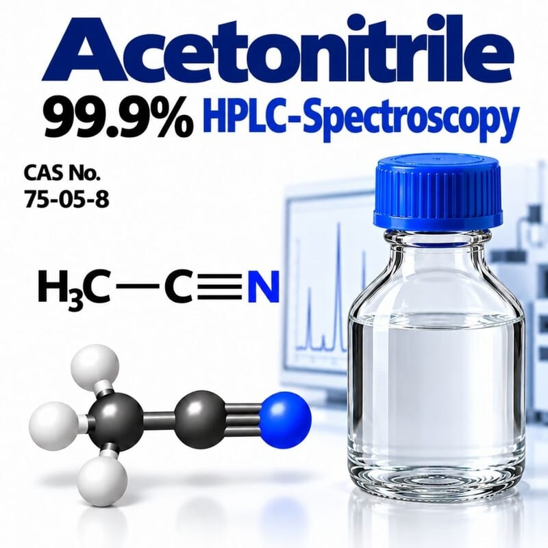 Acetonitrile 99.9% HPLC-Spectroscopy / CAS 75-05-8