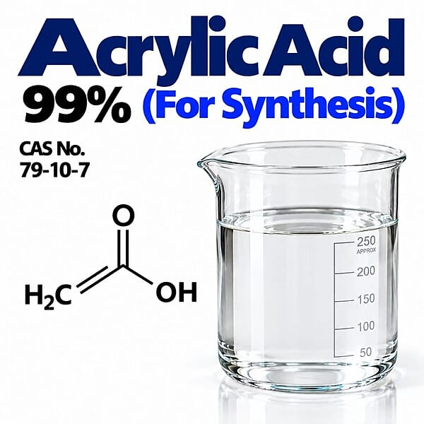 Acrylic Acid 99% (For Synthesis) / CAS 79-10-7