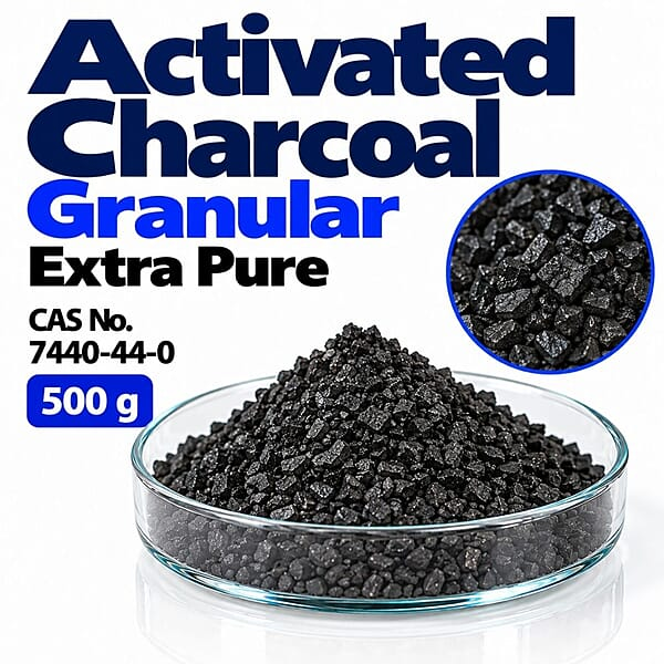 Activated Charcoal Granular Extra Pure / CAS 7440-44-0 – 500g