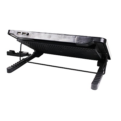 RGB Laptop Stand with (Single) Fan Cooling Pad With USB Connector