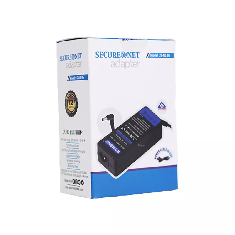 Secure Net 12V-5 AMP ADAPTER
