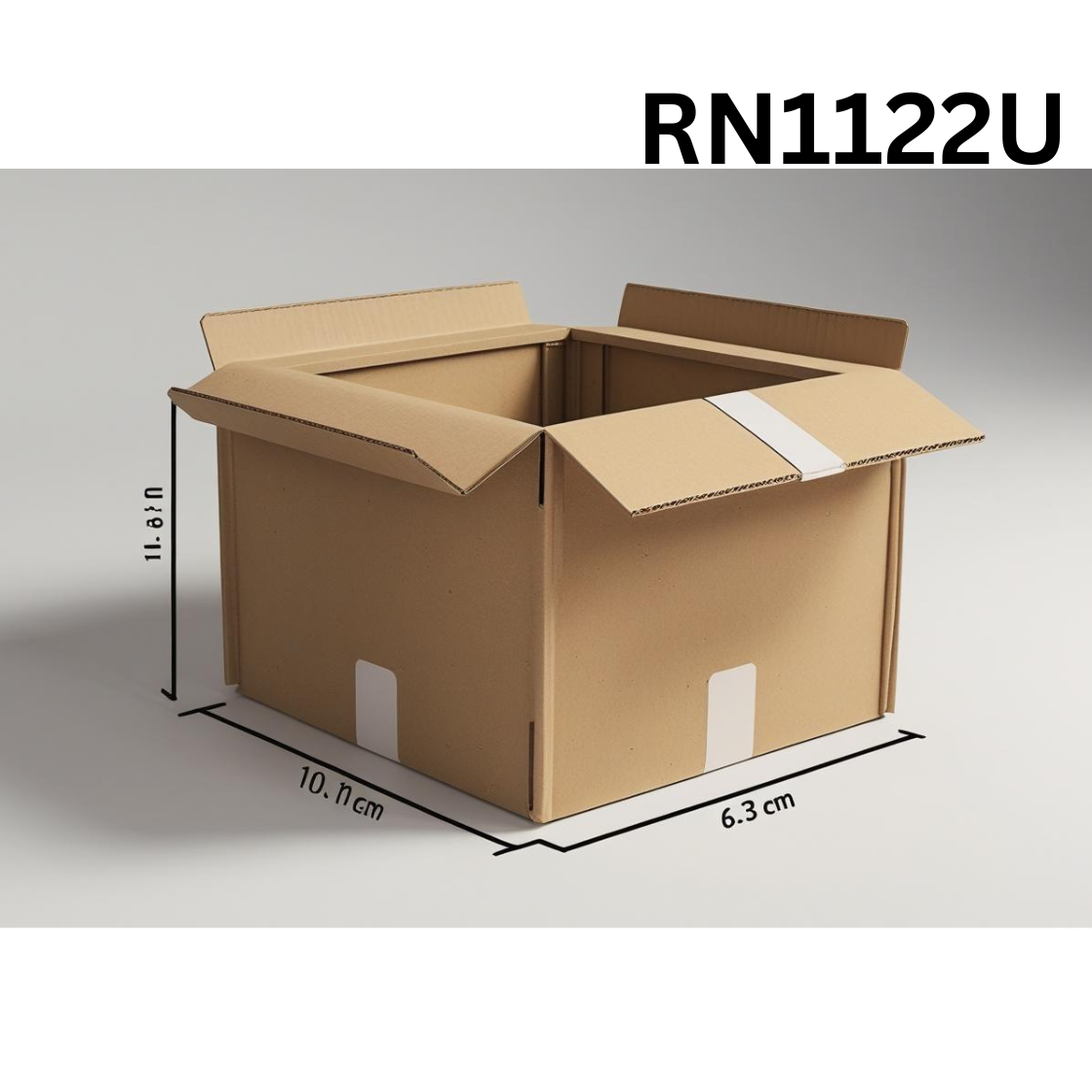 RN1122U - Universal Corrugated Box - 3 Ply - Strong  - 10.1X10.1X6.3 cm / 4X4X2.5  inch - OD