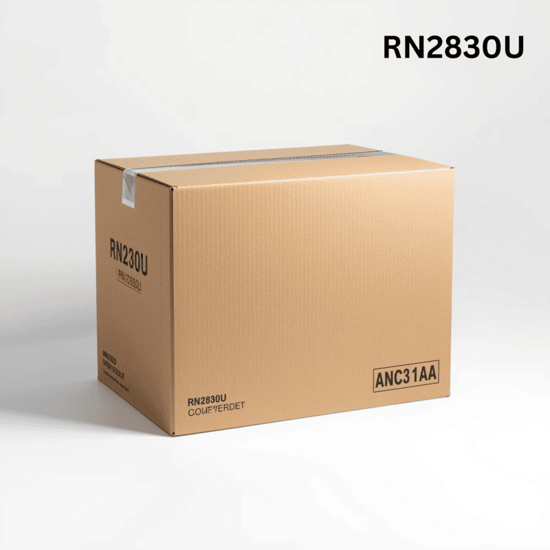 RN2830U - Universal Corrugated Box - 3 Ply - Strong -24.6X21.3X20.3 cm / 9.7X8. 4X8 Inch - OD - ANC31AA