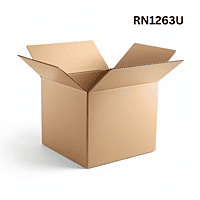 RN1263U - Universal Corrugated Box - 3 Ply - Strong - 33.7X30X16 cm / 13.3X11. 8X6.3 inch - OD