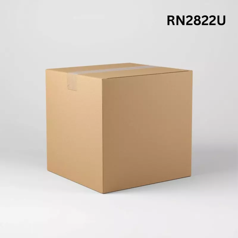 RN2822U - Universal Corrugated Box - 3 Ply - Strong - 20.3X20.3X20.3 cm / 8X8X8 inch - OD