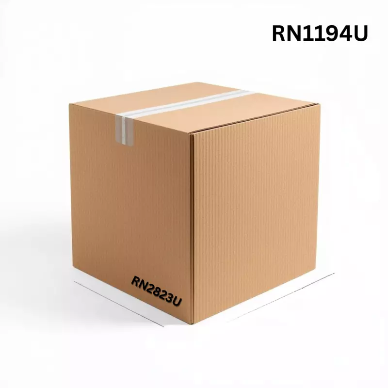 RN1194U - Universal Corrugated Box - 3 Ply - Strong - 26X18X18 cm / 10.2X7X7 inch - OD