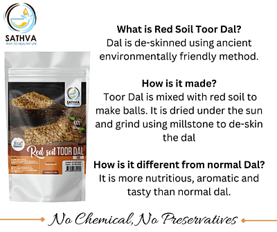 மண்கட்டிய துவரம் பருப்பு (Toor Dal (Red Soiled)
