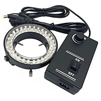 Adjustable LED Ring Light for Microscope with Power Adapter