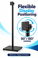 Andbox Adjustable Kiosk Floor Stand โ Rotating Portrait/Landscape Floor Stand for Touch Displays & POS Andbox Adjustable Kiosk Floor Stand โ Rotating Portrait/Landscape Floor Stand for Touch Displays & POS