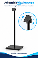 Andbox Adjustable Kiosk Floor Stand โ Rotating Portrait/Landscape Floor Stand for Touch Displays & POS Andbox Adjustable Kiosk Floor Stand โ Rotating Portrait/Landscape Floor Stand for Touch Displays & POS