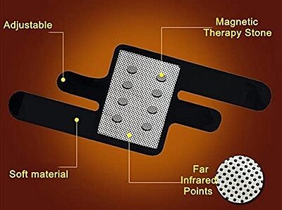 Hot Knee Belt Magnetic Heating KneePads Pack of 1 Hot Knee Belt Magnetic Heating KneePads Pack of 1