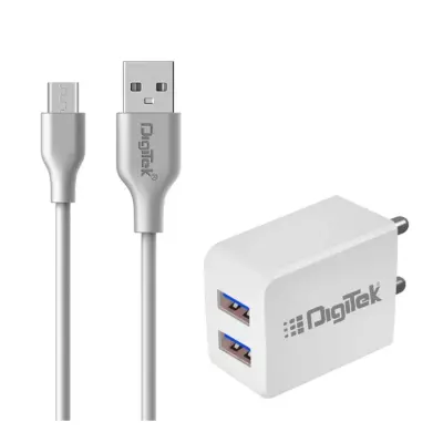Digitek Dual Port USB Travel Charger 5V/3.1A Wall Charger (DMC-101 MU)
