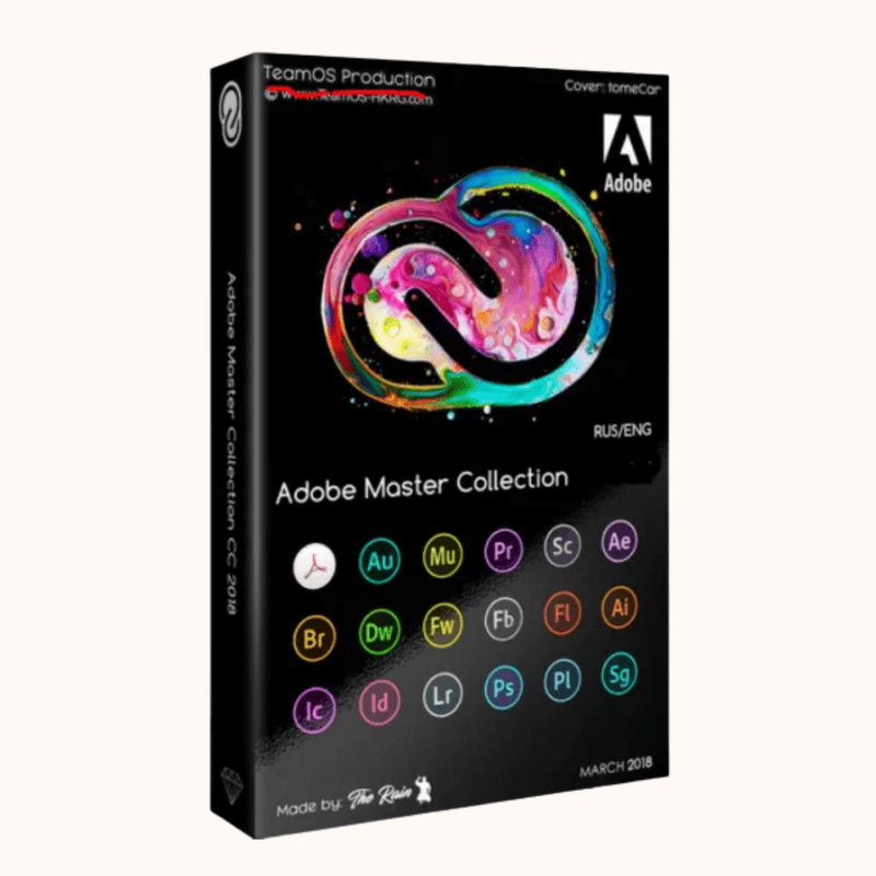 Adobe Master Collection Creative Cloud Team - Complete (Education - per device - 12 months) ESD Special - 100 USER for K-12 Schools