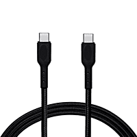 Champion Type-C to Type C 35W Braided Data Sync & Charging Cable for all Android & Type-C Devices (Black) - 1 Meter Champion Type-C to Type C 35W Braided Data Sync & Charging Cable for all Android & Type-C Devices (Black) - 1 Meter