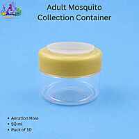 Adult Mosquito Collection Container with Aeration – 50 ml (Pack of 10)