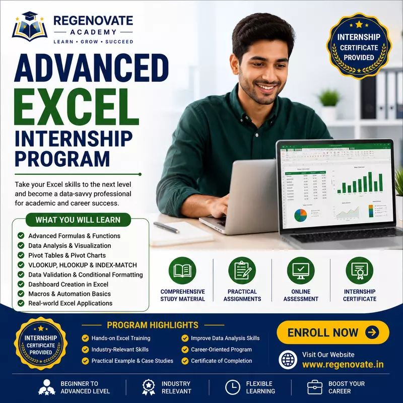 Advanced Excel Internship Program