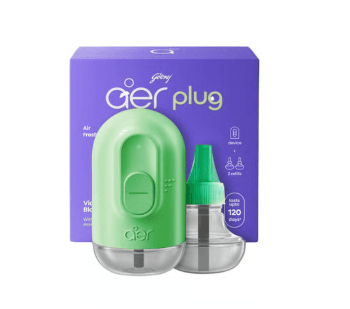 Aer Plug Electric Air Freshener with Refills (Violet Bloom)