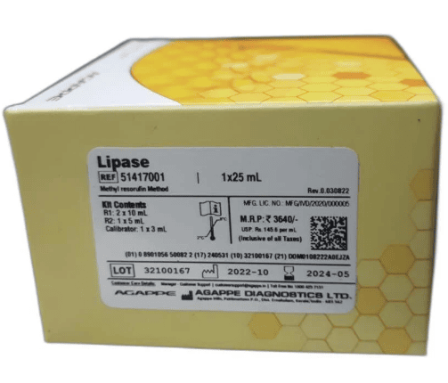 Agappe Lipase (S.L) (1*25ml)