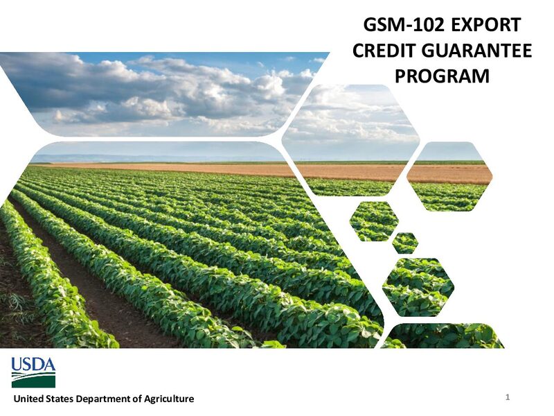 Agri Export Credit Guarantee