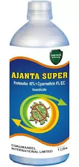 Coromandel Ajanta Super Profenofos 40% + Cypermethrin 4% EC insecticide pack