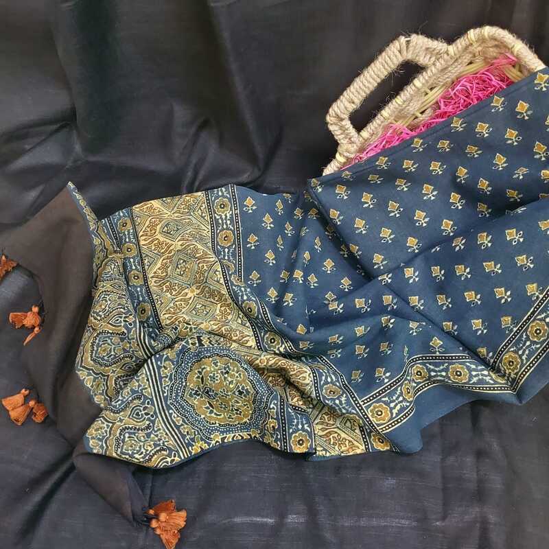 Mul Cotton Ajrakh Dupatta #8