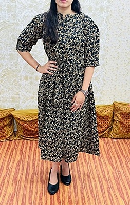 Ajrakh Printed Dress Catalogue 1 - Black - 1 Ajrakh Printed Dress Catalogue 1 - Black - 1