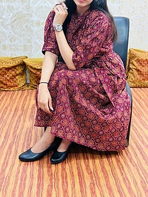 Ajrakh Printed Dress Catalogue 1 - Burgundy - 2 Ajrakh Printed Dress Catalogue 1 - Burgundy - 2