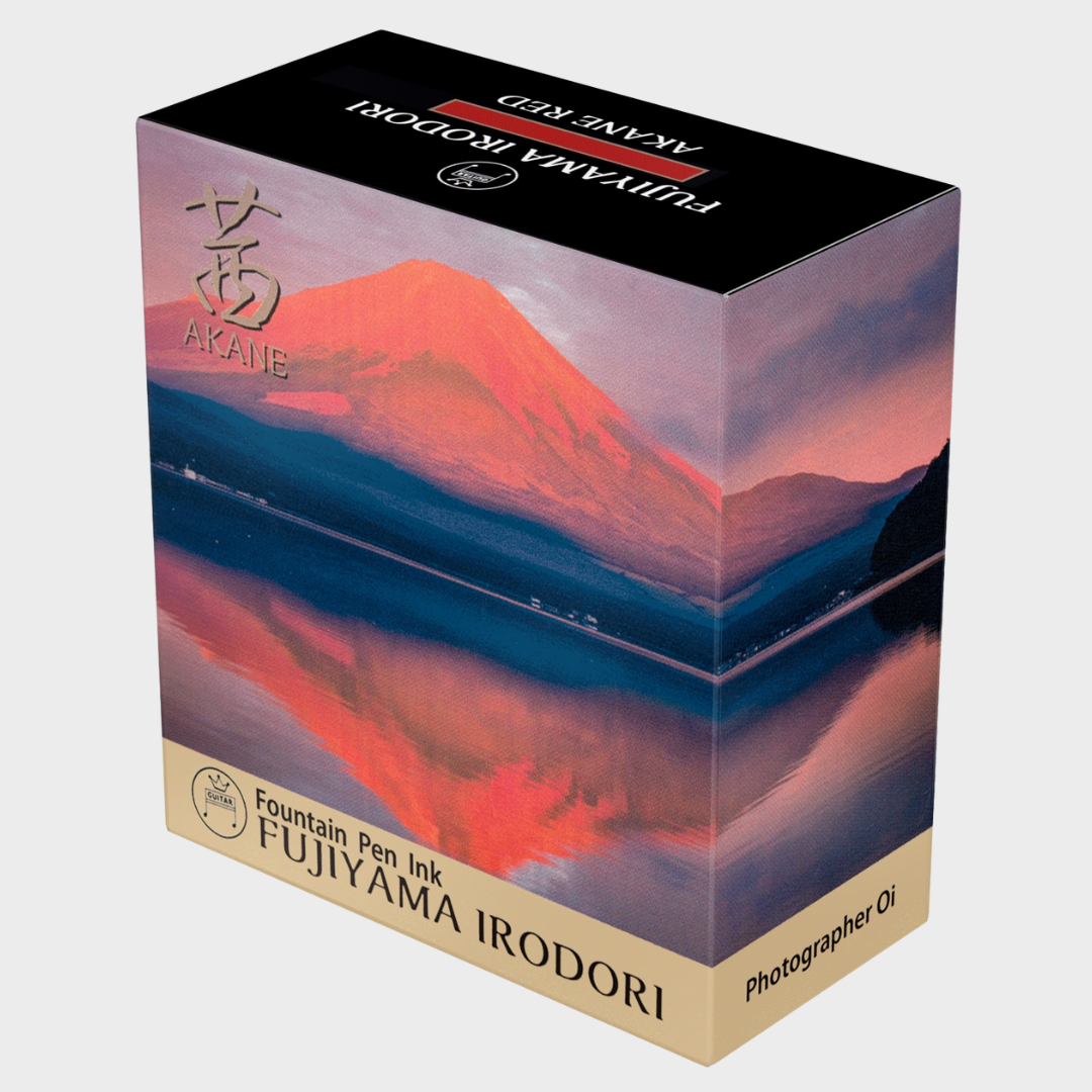Teranishi Chemical | Ink | 12ml | Guitar | Fujiyama Irodori | For Fountain Pen | Akane Red