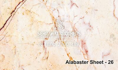 Alabaster Sheet SBAS1026 Alabaster Sheet SBAS1026