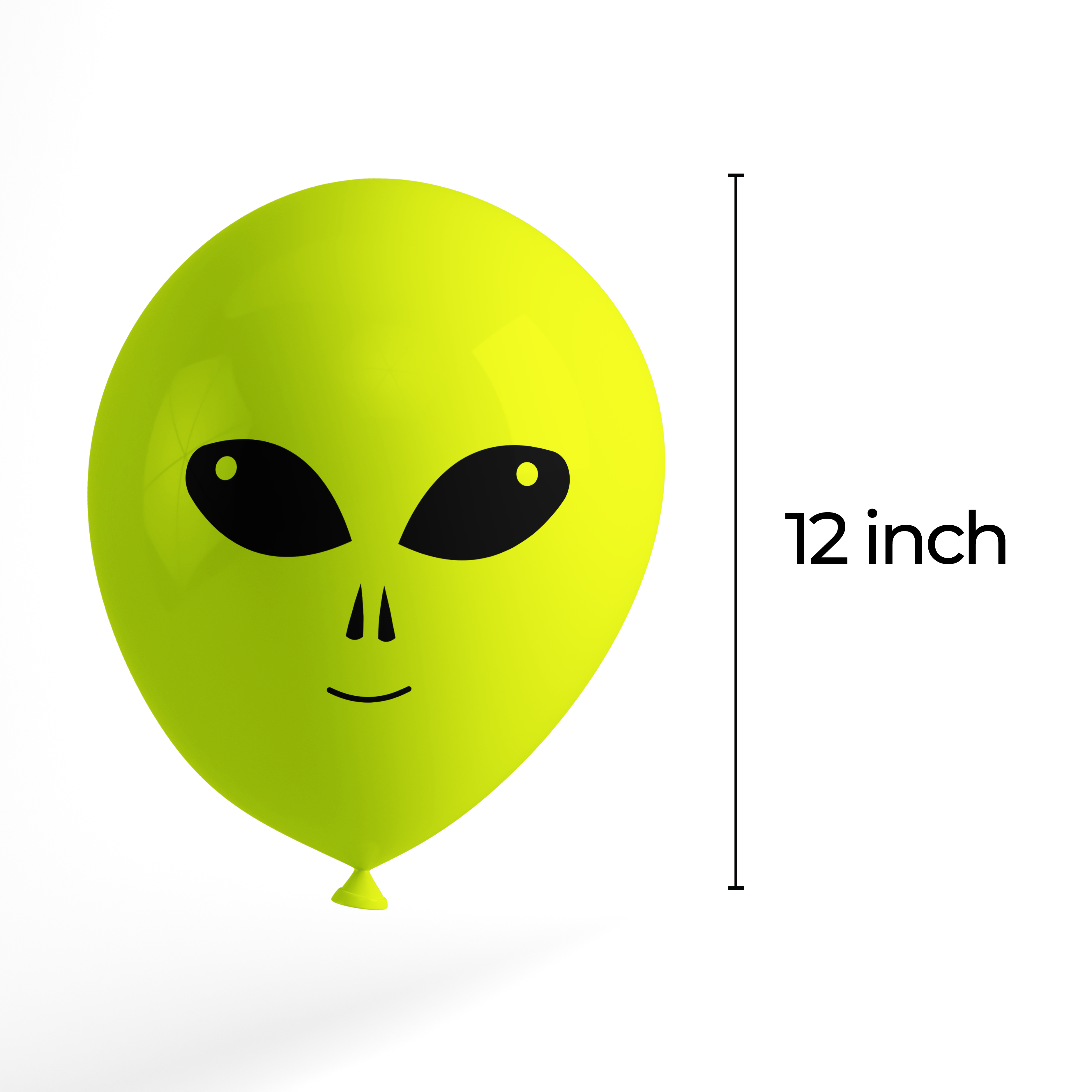 10pcs Green Alien Party Balloons - Alien Themed Birthday Baby Shower Party Decorations Supplies Decor Balloon