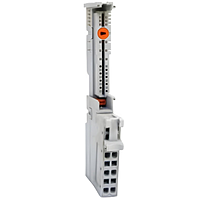 Angled product view of Allen-Bradley 1734-TBS module base