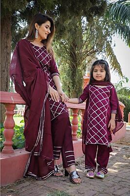 Alluring Mother Daughter Salwar Kameez Combo Catalogue 2-1