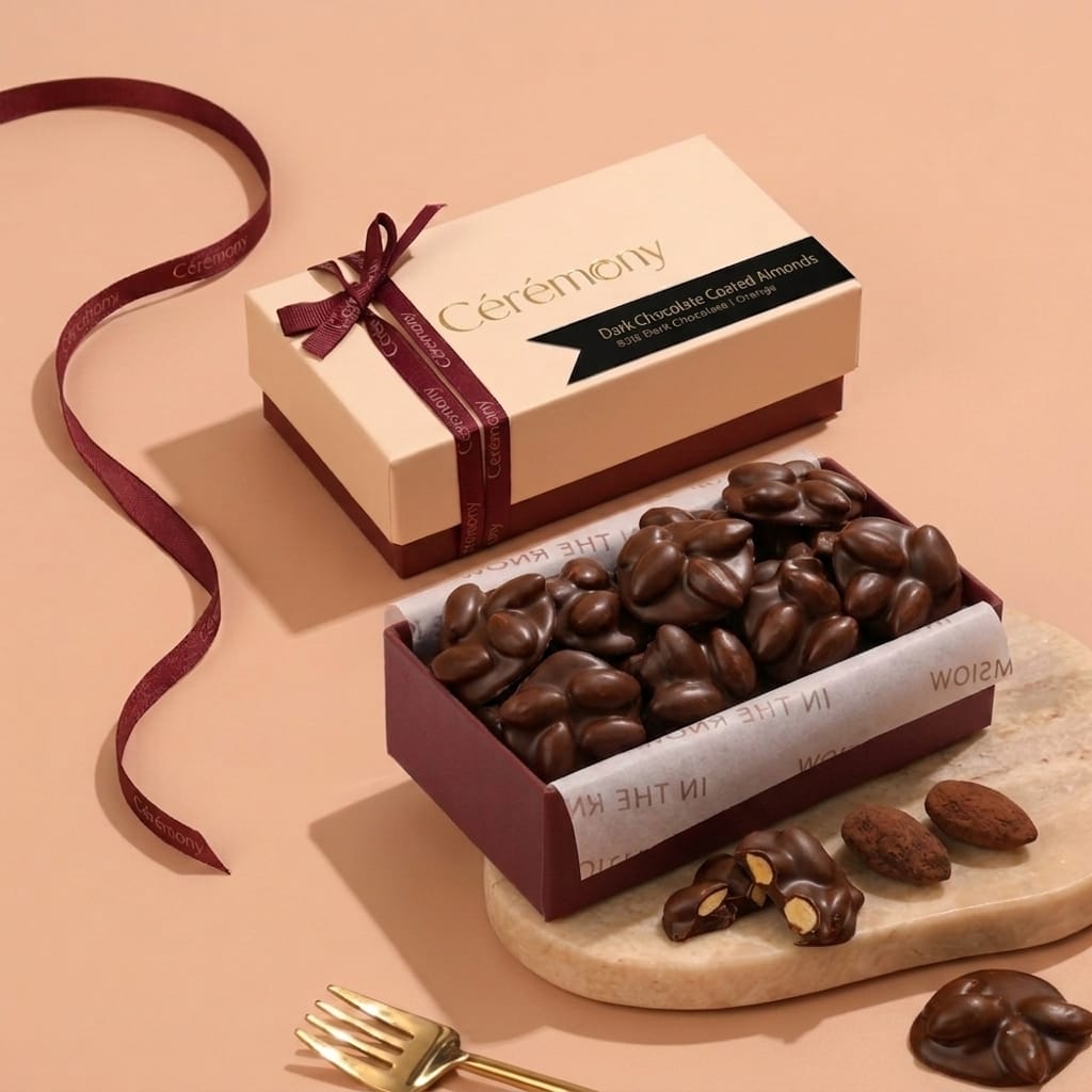 Dark Chocolate Almonds Rocks 100 Gms