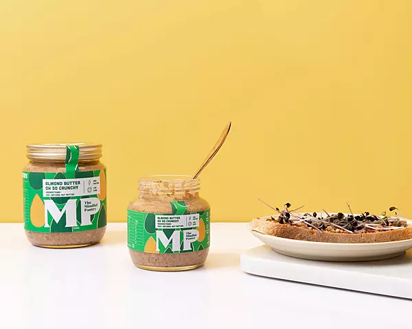 Almond Butter Crunchy 530 Gms - The Mindful Pantry
