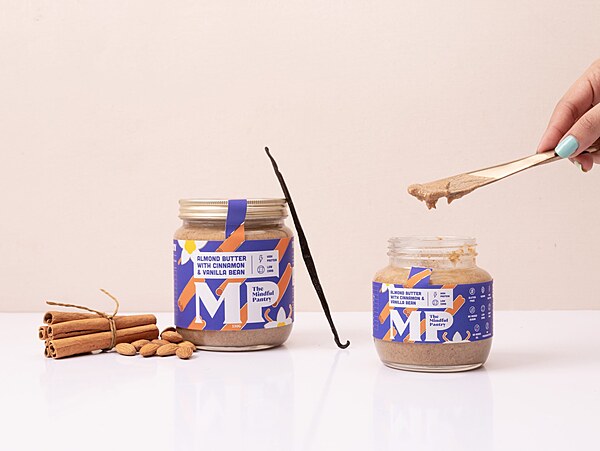 Almond Butter With Cinnamon & Vanilla Bean 275 Gms - The Mindful Pantry