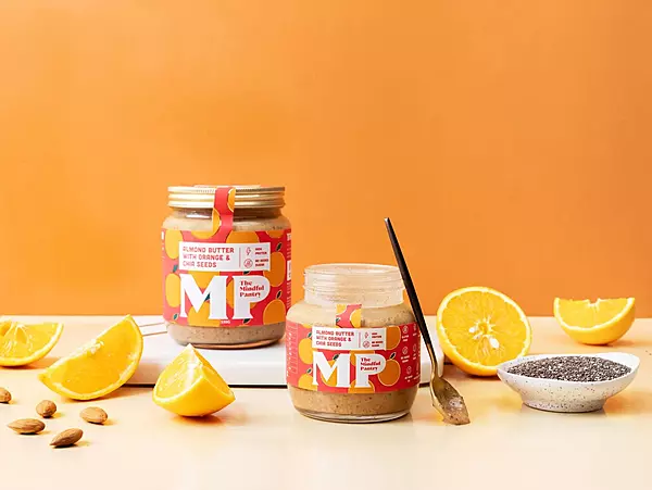 Almond Butter With Orange & Chia Seeds 275 Gms - The Mindful Pantry