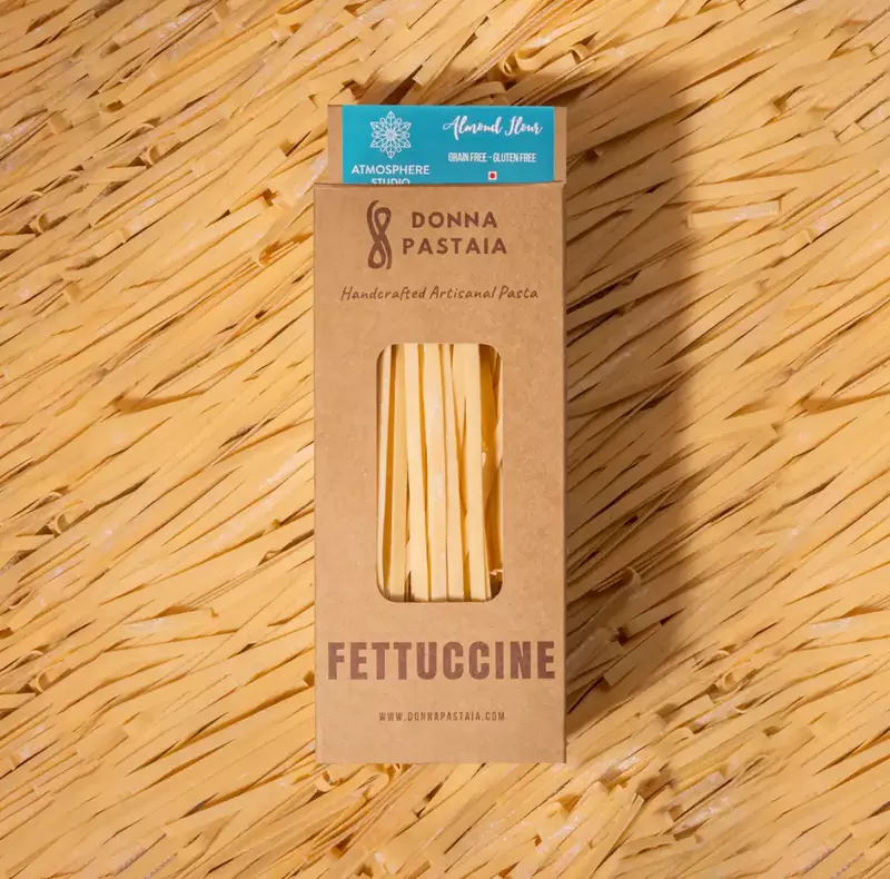 Fettuccine - Almond Flour Grain Free Gluten Free (Egg) - Donna Pastaia
