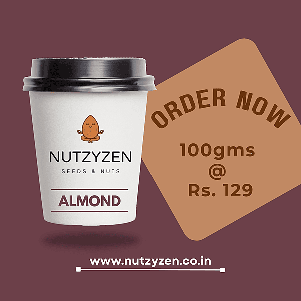 Almond Grab-n-go cup