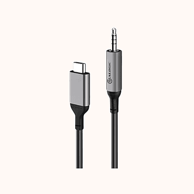 Alogic 1.5m USB-C (Male) to 3.5mm Audio (Male) Cable - Ultra Series - ULC35A1.5-SGR