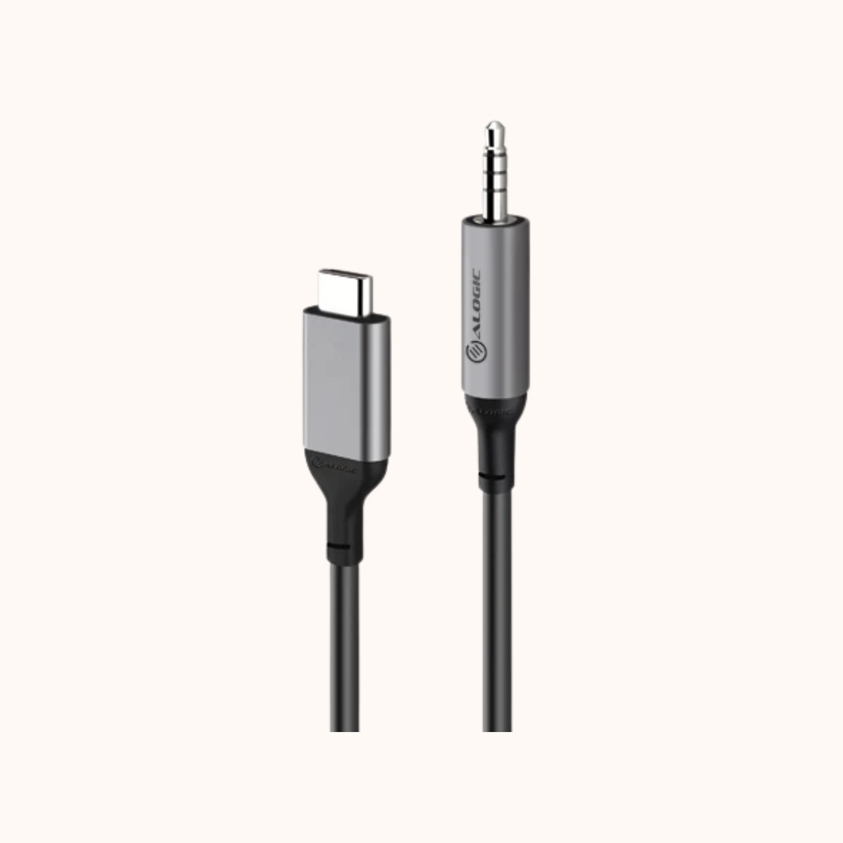 Alogic 1.5m USB-C (Male) to 3.5mm Audio (Male) Cable - Ultra Series - ULC35A1.5-SGR