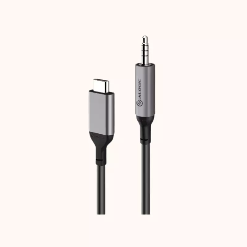 Alogic 1.5m USB-C (Male) to 3.5mm Audio (Male) Cable - Ultra Series - ULC35A1.5-SGR