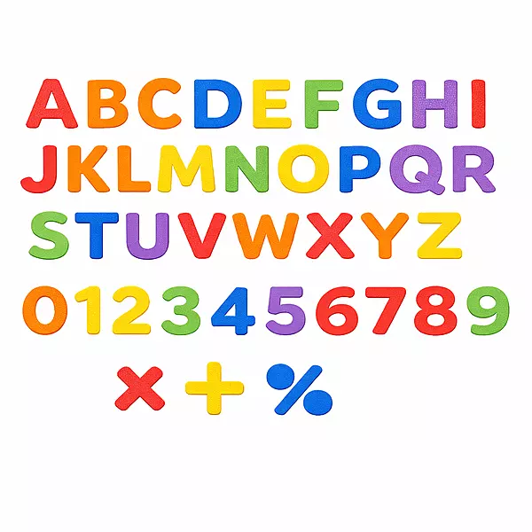Alphabet And Number Magnets Combo