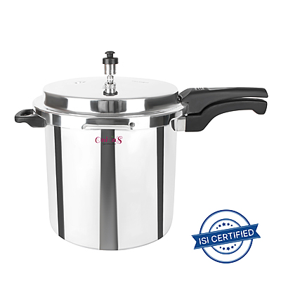 Made from superior quality virgin aluminium;Gas Stovetop Compatible silver