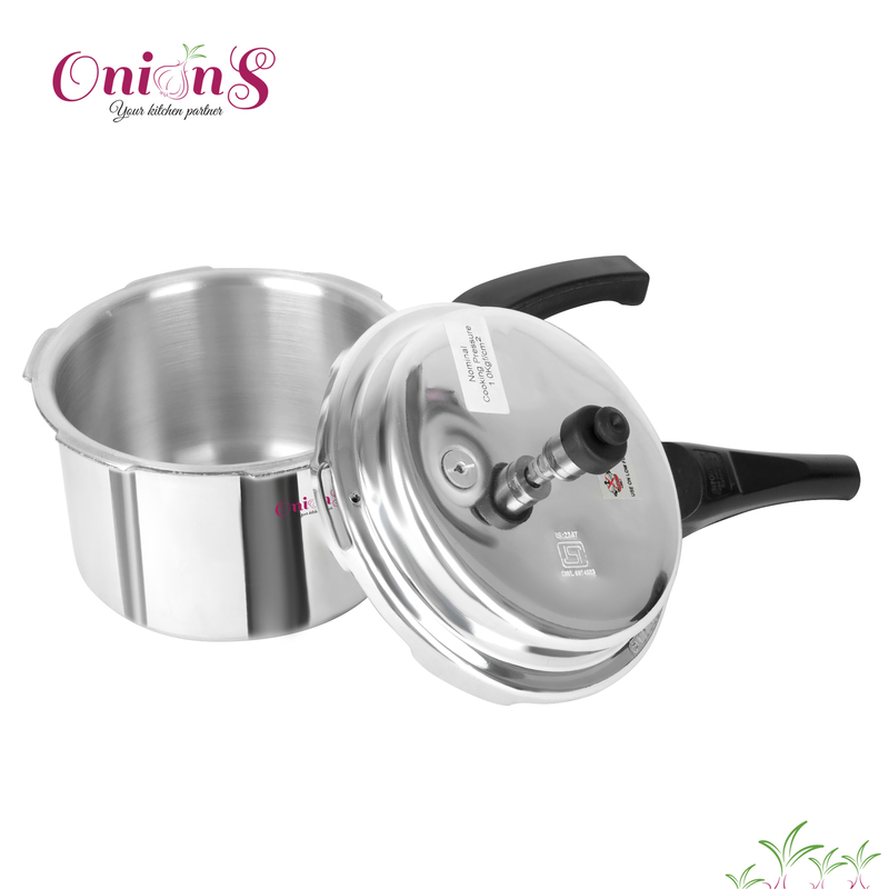 Made from superior quality virgin aluminium;Gas Stovetop Compatible silver