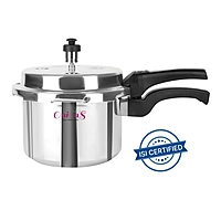 Made from superior quality virgin aluminium;Gas Stovetop Compatible silver