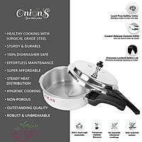 Onions Aluminium Pressure Pan Outer Lid