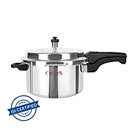 Made from superior quality virgin aluminium;Gas Stovetop Compatible silver