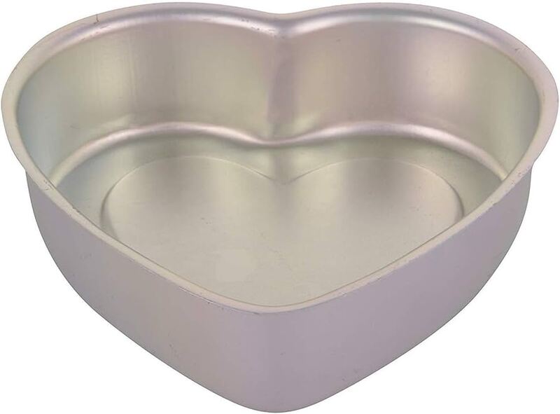 Aluminium Heart Tin 8 Inch