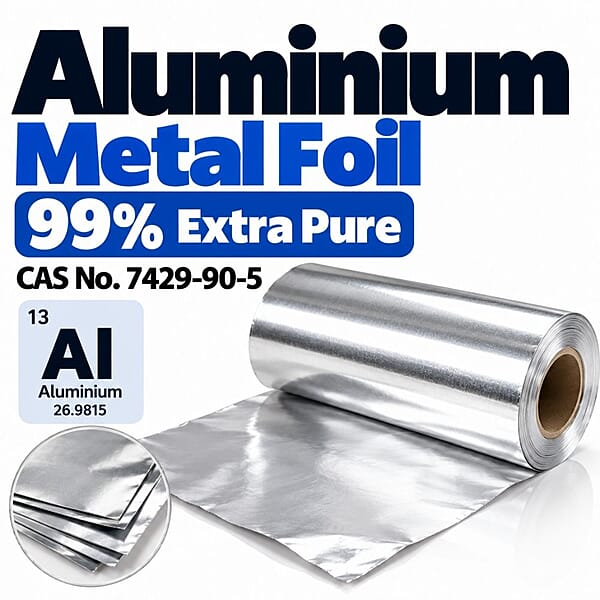 Aluminium Metal Foil 99% Extra Pure / CAS 7429-90-5