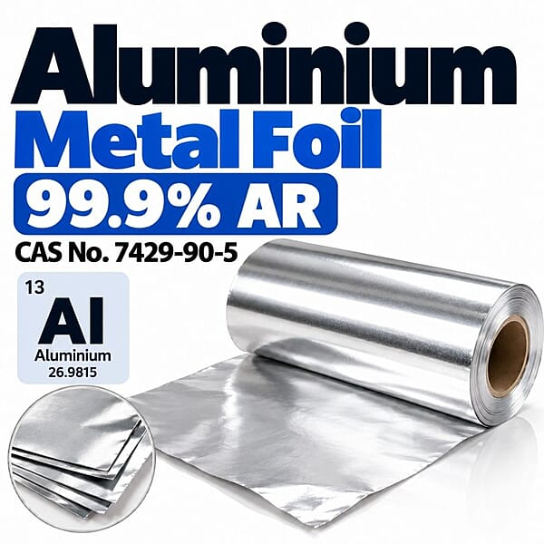 Aluminium Metal Foil 99.9% AR / CAS 7429-90-5